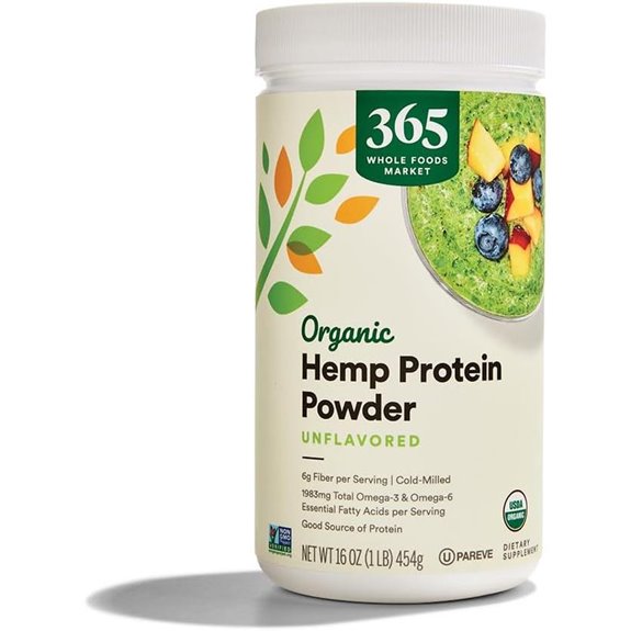 365 by Whole Foods Market Organic Hemp Protein Powder Unflavored 16 oz