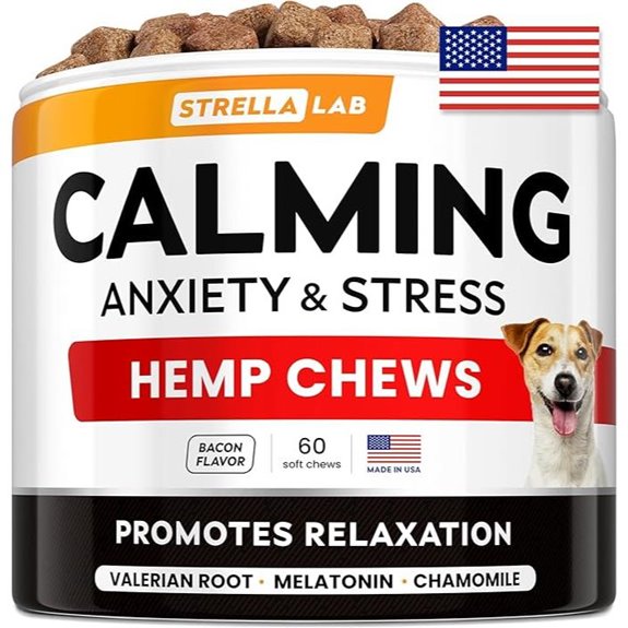 Advanced Calming Chews for Dogs with Hemp and Melatonin