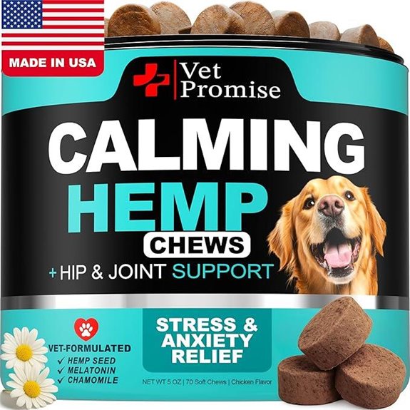 Advanced Calming Chews for Dogs with Melatonin (70)