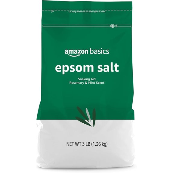 Amazon Basics Epsom Salt Soaking Aid Rosemary Mint (3 lb)