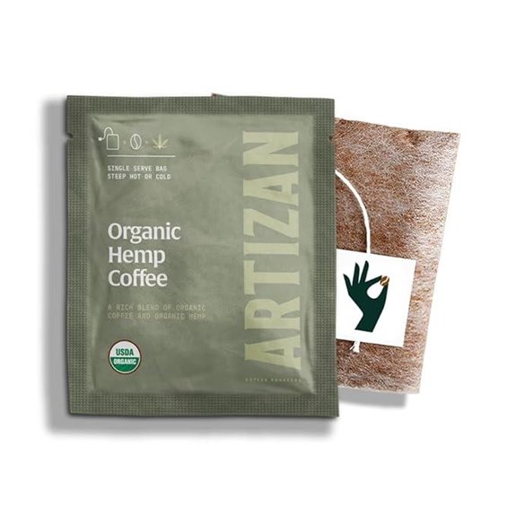 Artizan Organic Hemp Coffee Bags – 10 Count