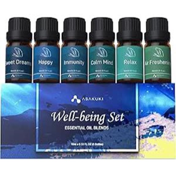 ASAKUKI Essential Oil Blends Set - 6x10ml