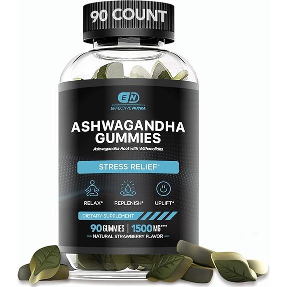 Ashwagandha Gummies 1500mg for Stress & Immunity (90ct)