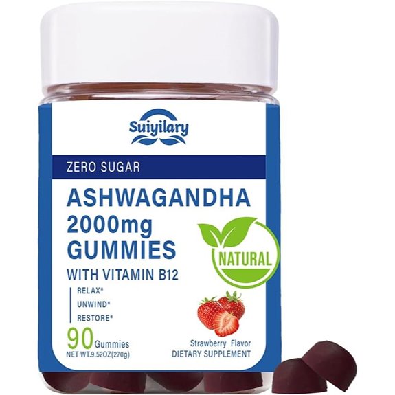 Ashwagandha Gummies 2000mg with Vitamin B12