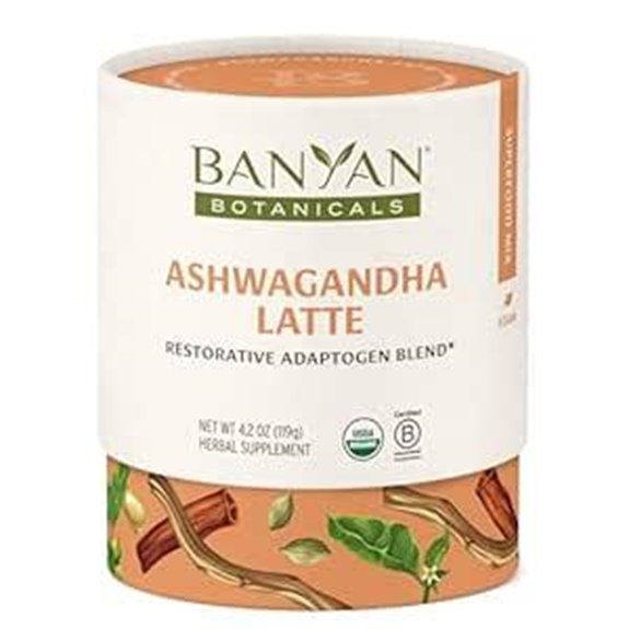 Ashwagandha Latte – Caffeine-Free Organic Adaptogen Drink (4.2 oz)