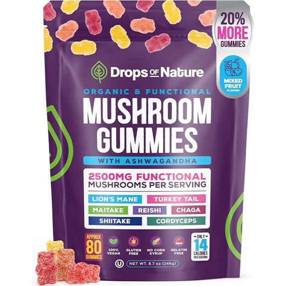 Ashwagandha & Lion’s Mane Gummies - Immune & Cognition Support