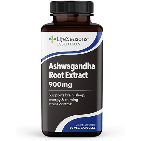 LifeSeasons Ashwagandha: Stress & Sleep Support (60 ctl)