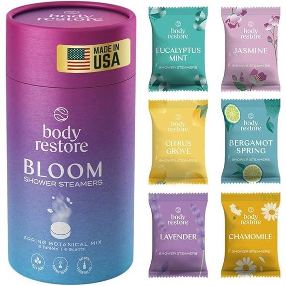 Body Restore Shower Steamers 6 Pack Gift Set