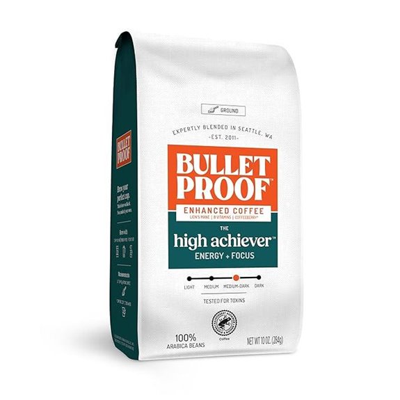 Bulletproof High Achiever Mushroom Coffee (Lion’s Mane)