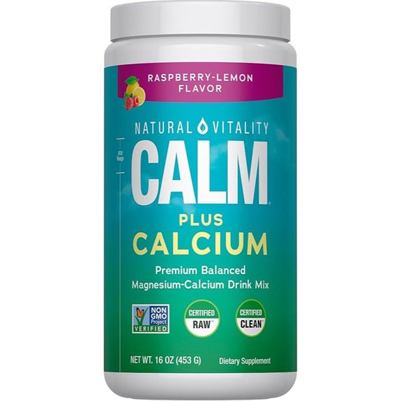 Natural Vitality Calm Magnesium & Calcium Stress Support Powder