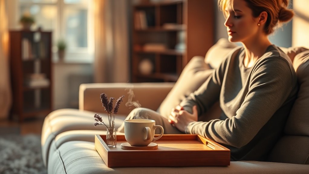 calm transition to evening routine