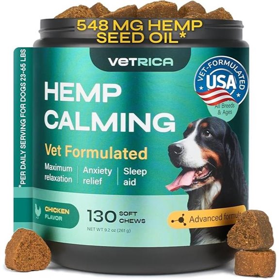 Calming Chews for Dogs Anxiety Relief Treats