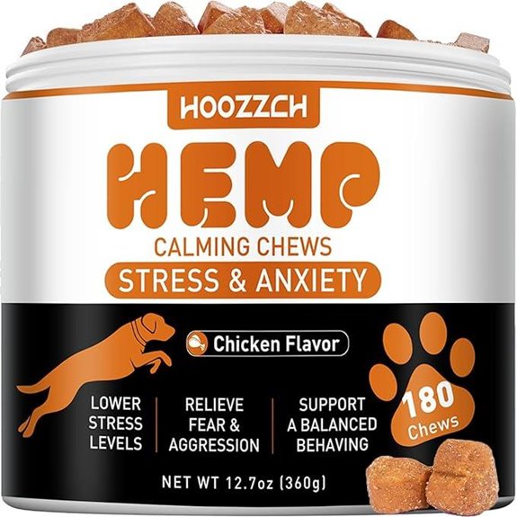 Calming Dog Chews for Anxiety & Relaxation (180)