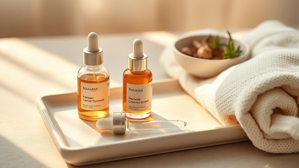 calming serum soothing ingredients compatibility