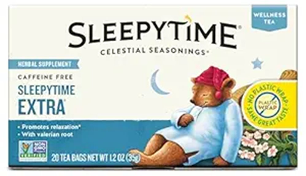 Celestial Seasonings Sleepytime Extra Herbal Tea 20 Tea Bags Box