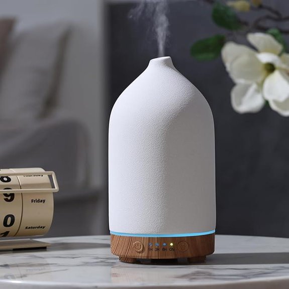 Ceramic Diffuser with LED Lights Auto Shut-Off