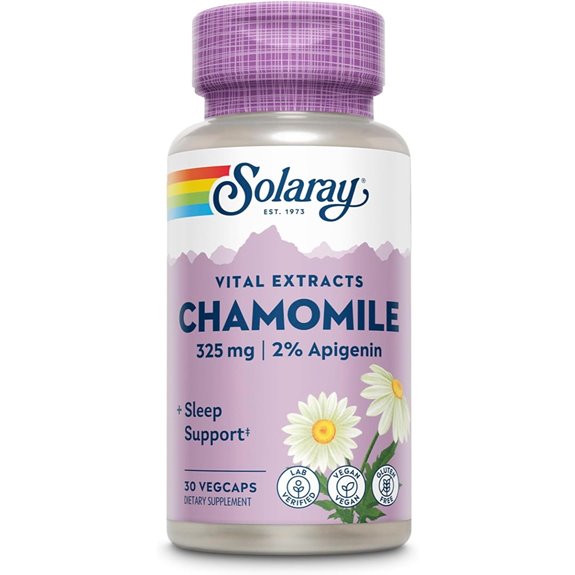 SOLARAY Chamomile Extract 325 mg Dietary Supplement