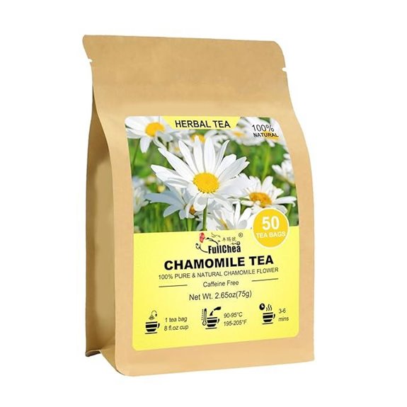 Chamomile Tea Bags &mdash; Relaxing Caffeine-Free Non-GMO
