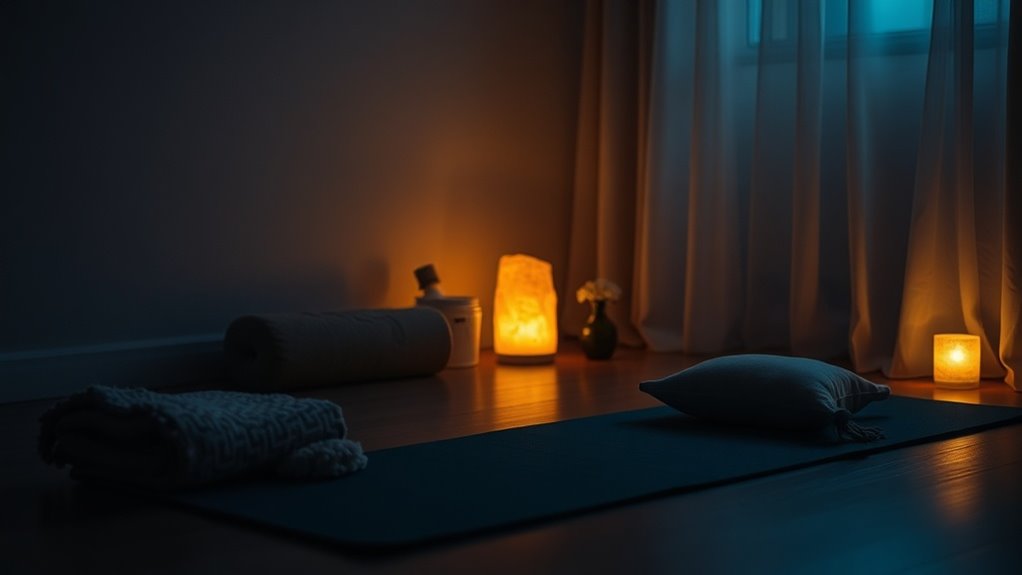 comfortable quiet portable nighttime yoga gear