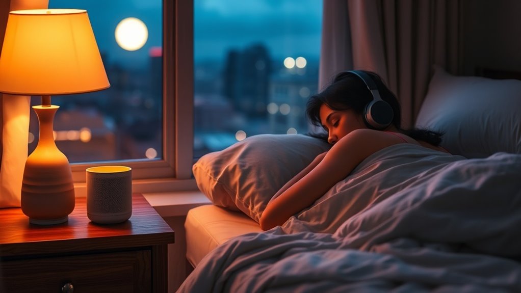 consistent ambient soundscapes stabilize sleep