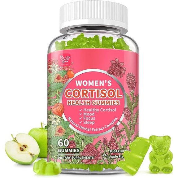 Cortisol Gummies for Women with Adaptogens 60 Count