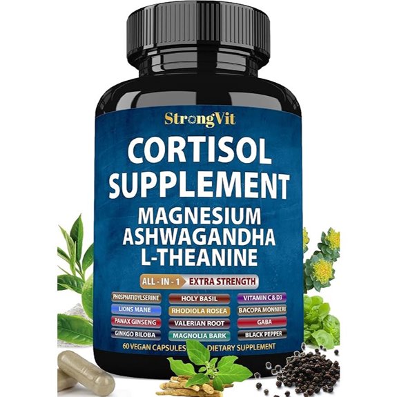 Cortisol Supplements for Men & Women with Magnesium