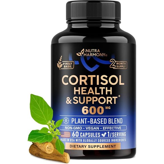Cortisol Support for Women with Ashwagandha Basil