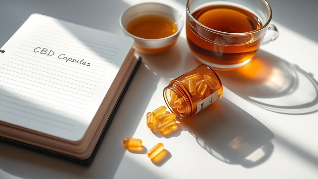 daily cbd capsules consistent dosing routine