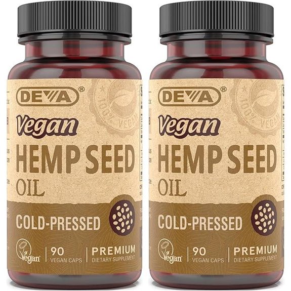 DEVA Vegan Hemp Seed Oil Capsules (2-Pack)