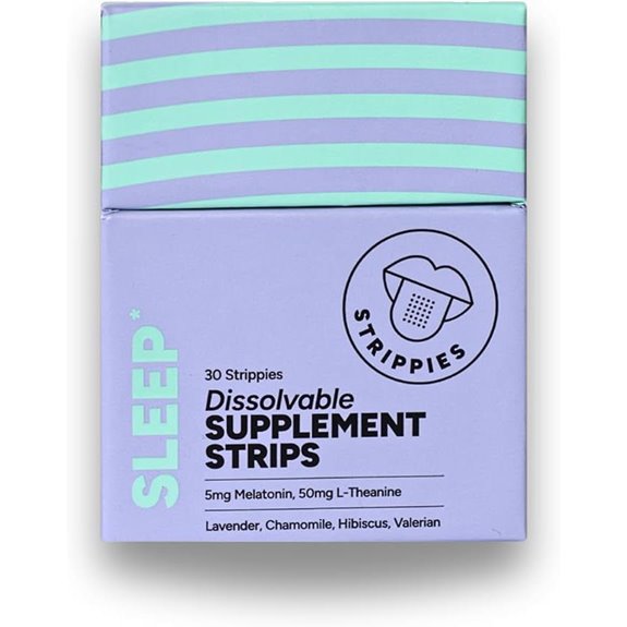 Dissolvable Sleep Strips with Melatonin and Botanicals