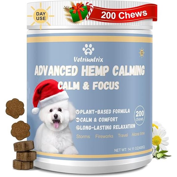 Dog Calming Chews for Anxiety 200 Count