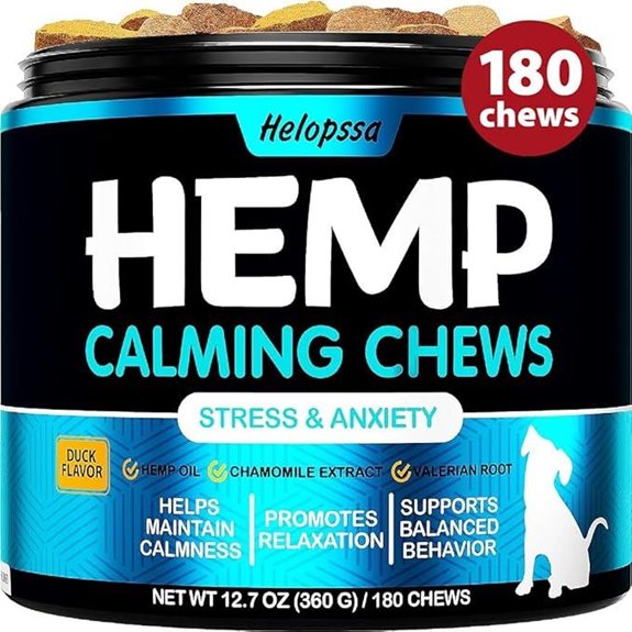 Dog Calming Chews for Anxiety Relief with Hemp