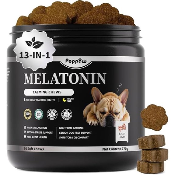 Dog Melatonin Calming Chews for Dogs (90 Ct)