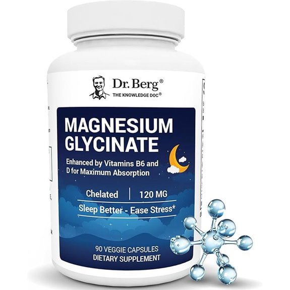 Dr. Berg 4-in-1 Chelated Magnesium Glycinate Supplement