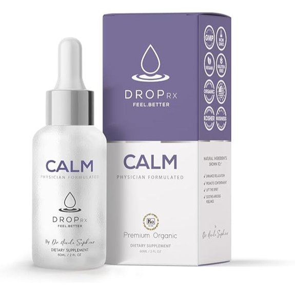 DropRx Calm: Organic Lemon Balm & Lavender Tincture (2 fl oz)