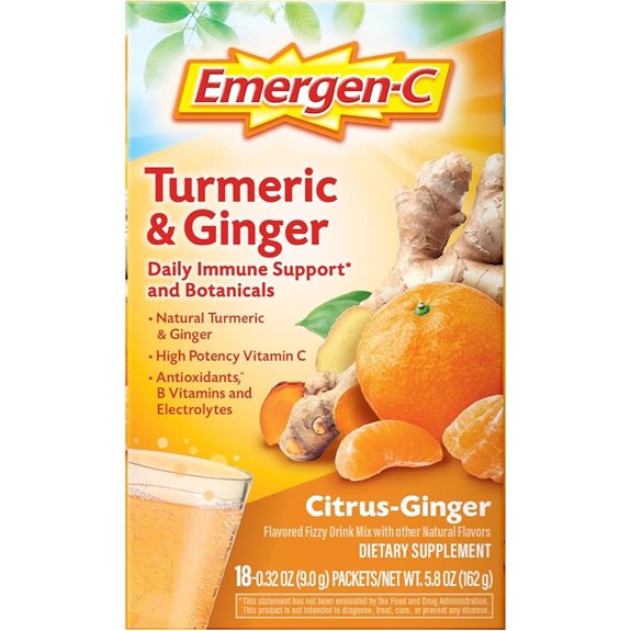 Emergen-C Citrus-Ginger Immune Support Drink Mix (18)