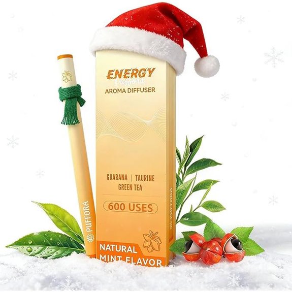 Energy Herbal Diffuser Pen – Boosts Focus Mint Flavor