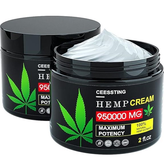 ENVISHA Hemp Cream 4 oz (2-Pack) for All Skin Types