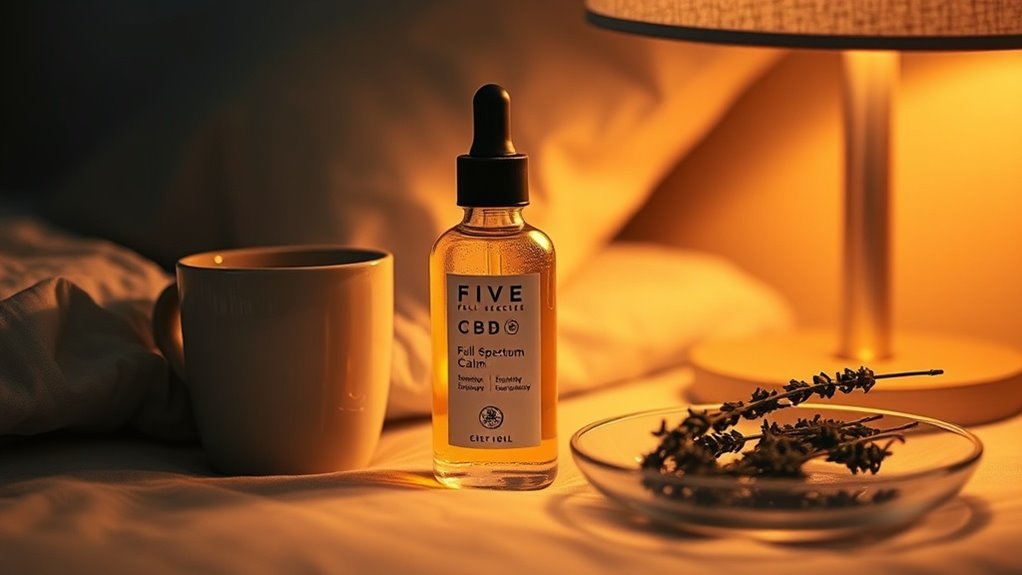 five cbd nighttime sleep support
