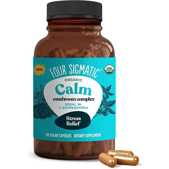 Four Sigmatic Calm Capsules: Vegan Stress Relief Supplement