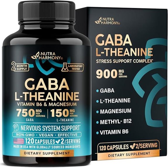 GABA + L-Theanine 900mg Calm & Sleep Support