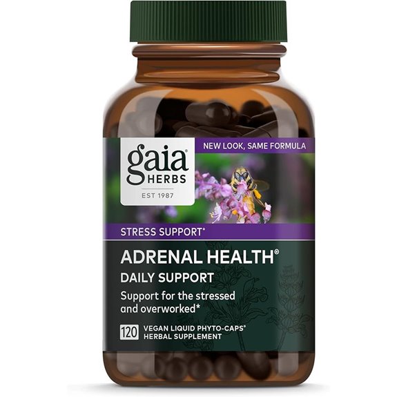 Gaia Adrenal Health Daily Support - 120 Vegan Caps