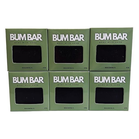 BUM-BAR Goat Milk Soap - TOBACCO VANILLA - 4 oz bars (6 pack)