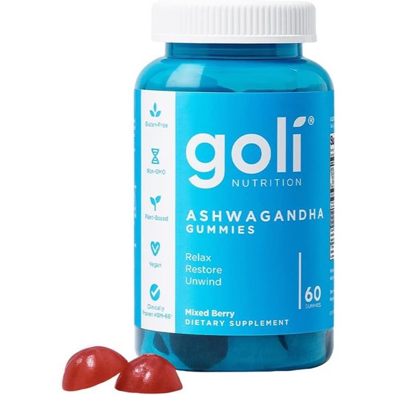 Goli Ashwagandha & Vitamin D Gummy - 60 Count