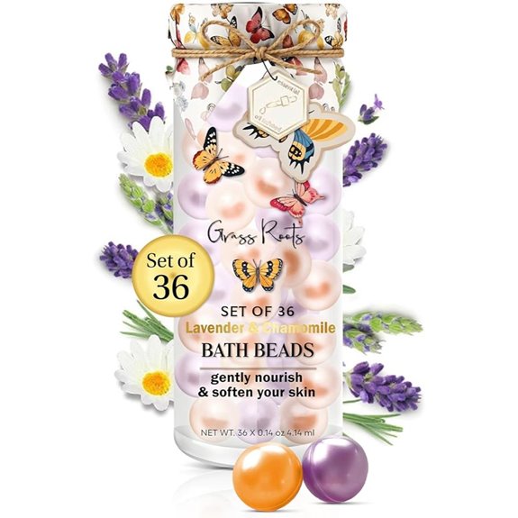 Grass Roots Lavender Chamomile Bath Oil Beads (36)