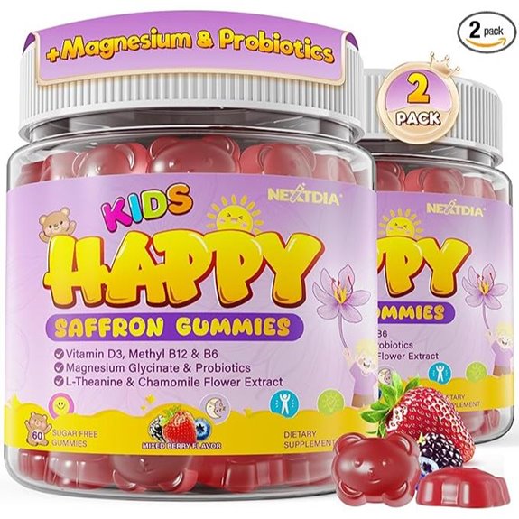 Happy Saffron Gummies for Kids: Focus & Calm
