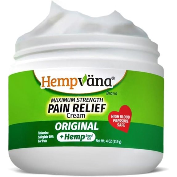 Hempvana Maximum Strength Relief Cream for Muscles