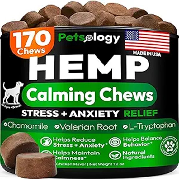 Hemp Calming Chews for Dogs - 170 Count