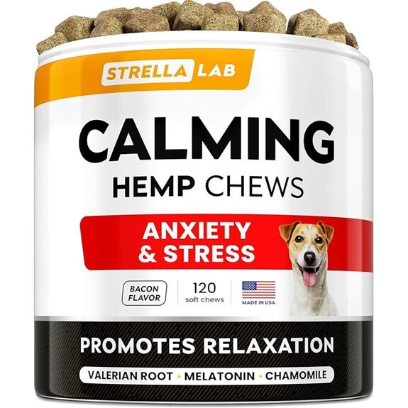 Hemp Calming Chews for Dogs (120 Ct) Bacon