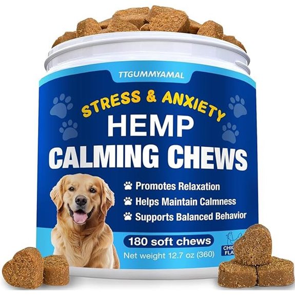 Hemp Calming Chews for Dogs: Anxiety & Joint Support